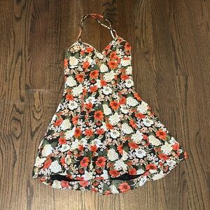 Urban Outfitters Floral Dress Tie Back Size S UO.